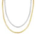 4mm Cuban Curb Link Chain (F194)