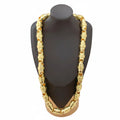 75cm 18K Gold-Plated Bold Chain Necklace – Hip Hop Fashion Jewelry for Men